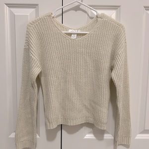 White Knit Sweater